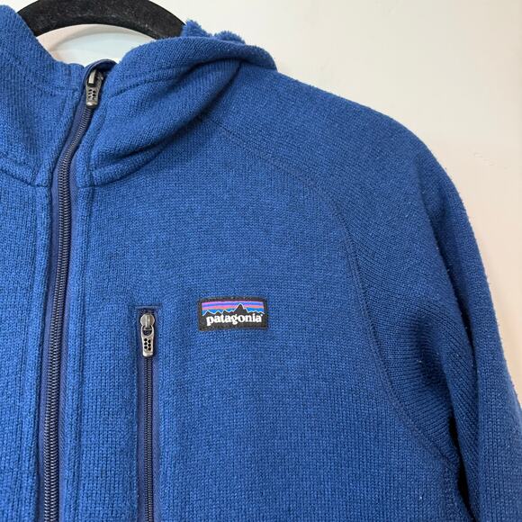 Patagonia Men's Better Sweater Jacket Hoody Fleece Full Zip Blue Small - Picture 8 of 8